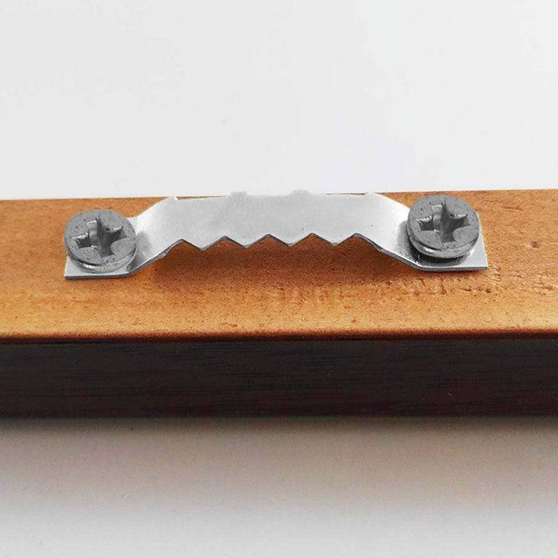 Tbestmax 252 D Ring Picture Frame Hanger and Sawtooth Photo Hanging Hardware Set with Screws and Spirit Level Silver - Image 5