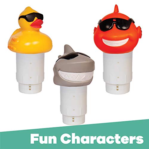 GAME 4002 Derby Duck, 3 Inch Chlorine, Five Tablet Capacity Above-or Inground Pool Use, Adjustable Dispensing Rate - Image 5