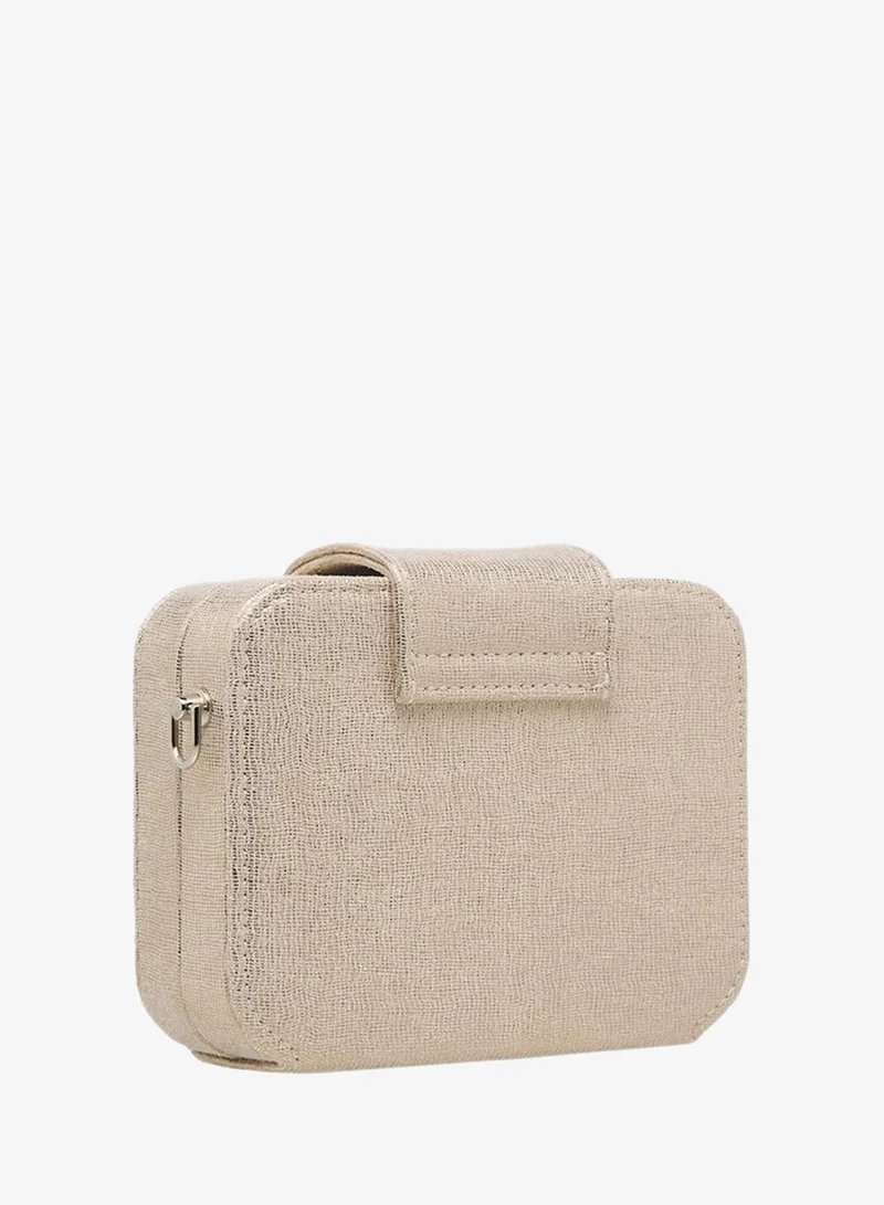 Celeste GOLD Embellished Clutch with Chain Strap for Women | Best Price UAE