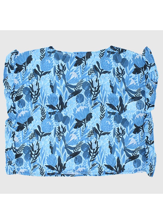 playmore Blue Flowery Cache Maillot  - Image 2