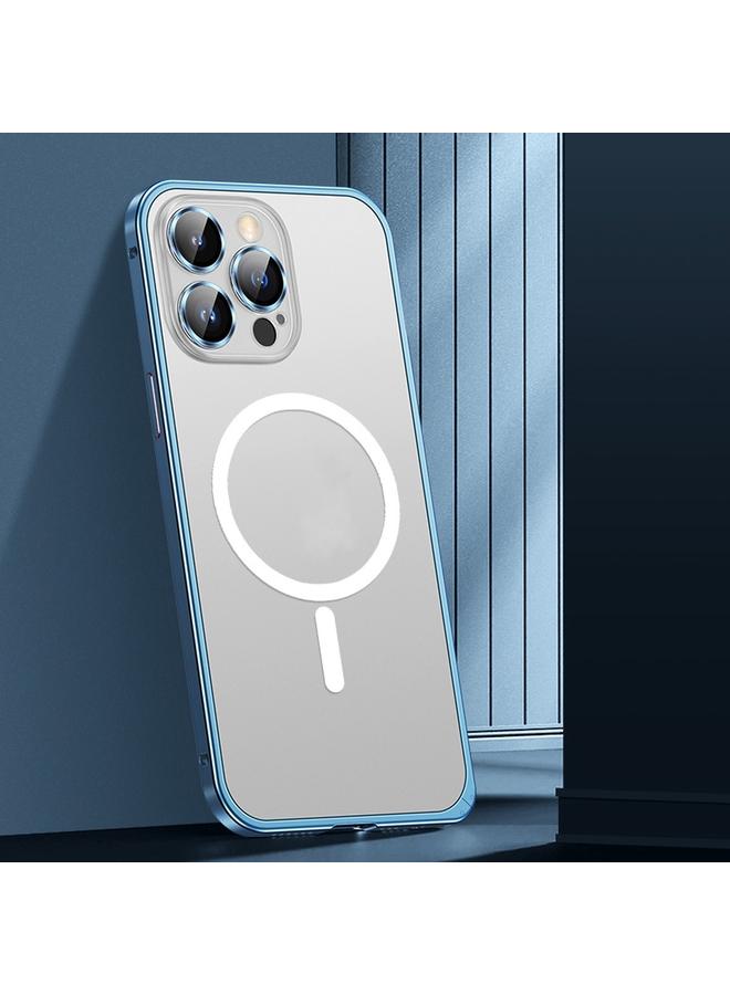 زبون جراب لهاتف iPhone 13 Pro Max مزود بمشبك زنبركي معدني غير لامع ومقاوم للصدمات - Image 1