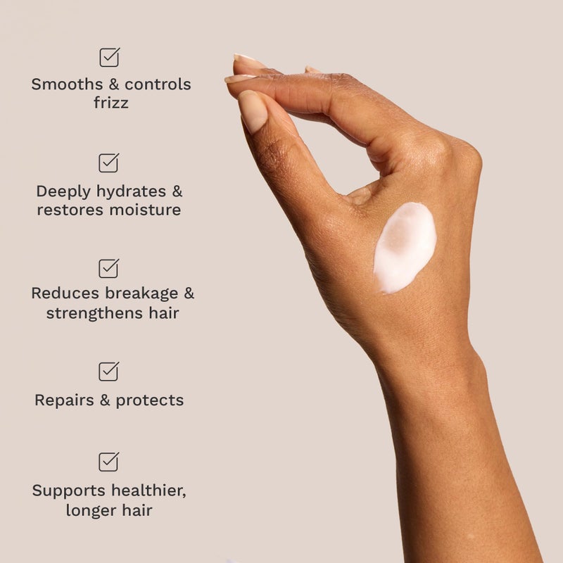 HAIR BURST Hydrating Hair Mask with Avocado Oil, Coconut & Black Oat Extract - Deep Conditioner for Hair Growth, Dry or Damaged Hair - Thickening Nourishing Hair Repair Treatment - 7.4 fl oz - Image 3