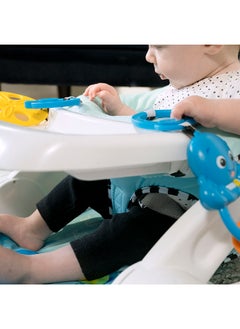 Baby Einstein مقعد أرضي 2 في 1 لدعم الجلوس على الأرض مع صينية وألعاب قابلة للإزالة  - Image 2