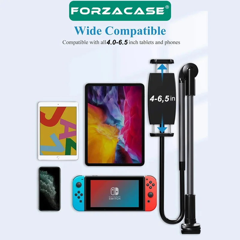 فورزاكاس 360° Adjustable 4.0-6.5 Inch Mini Tablet and Phone Holder Stand 120 cm - FC610