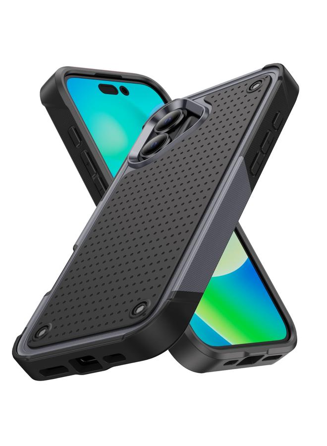 اس-توب جراب لهاتف iPhone 16 PC + جراب هاتف واقي مقاوم للصدمات من مادة TPU - Image 1