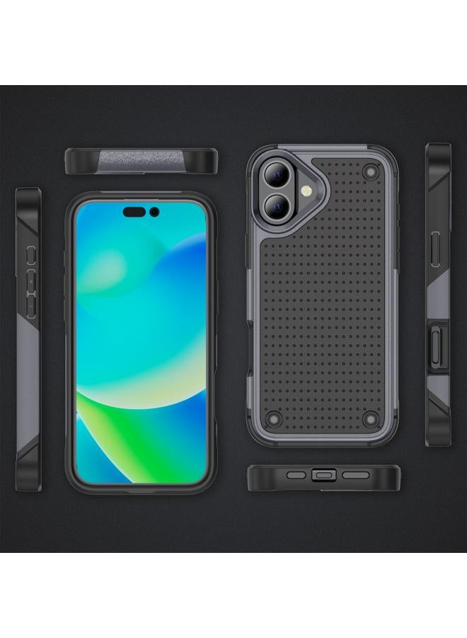 اس-توب جراب لهاتف iPhone 16 PC + جراب هاتف واقي مقاوم للصدمات من مادة TPU - Image 2