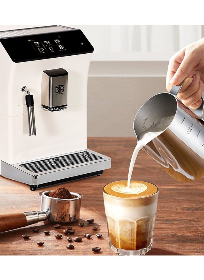 ecoffee Home Smart Fully Automatic Hot Milk Water Steam Latte Cappuccino Long Coffee Espresso Coffee Machine BTB-208  - Image 2