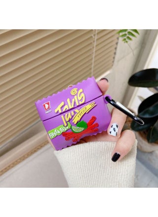Cartoon Snack Drink Vaseline AirPods 4 Generation Apple Earphone Case Bluetooth Cover Silicone Protective Cover-Color:Purple Potato Chips (precision Hole)-Applicable Models:AirPods 4 - pzsku/Z59A88DA44B4B6F45BD58Z/45/_/1742287558/0cb52288-4cf8-4345-bf0a-8ecaa2f92cfb