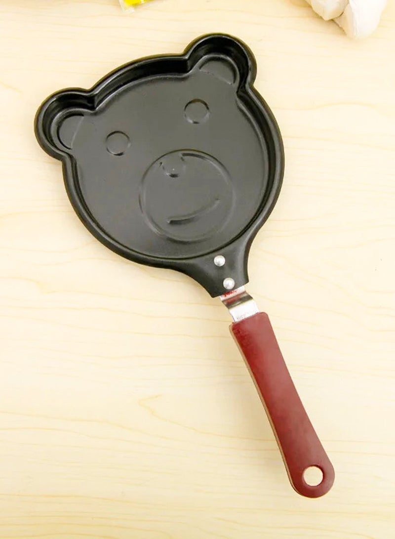 ISHWAZ Mini Frying Pan With Cute and Eye Catching Cartoon Shape Design, Ideal For Making Interesting and Creative Breakfasts and Snacks For Your Kids, Pancake Maker For Kids, Kids Breakfast Pan Fry Pan - Image 1