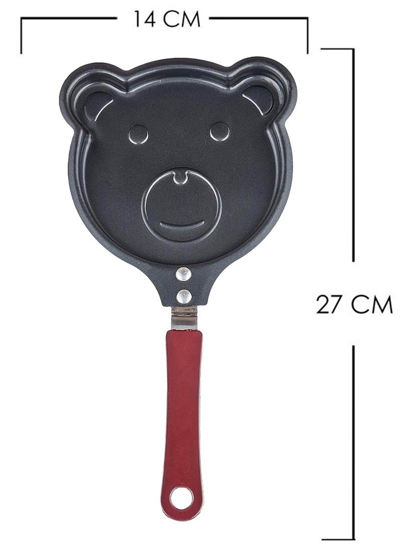 ISHWAZ Mini Frying Pan With Cute and Eye Catching Cartoon Shape Design, Ideal For Making Interesting and Creative Breakfasts and Snacks For Your Kids, Pancake Maker For Kids, Kids Breakfast Pan Fry Pan - Image 5