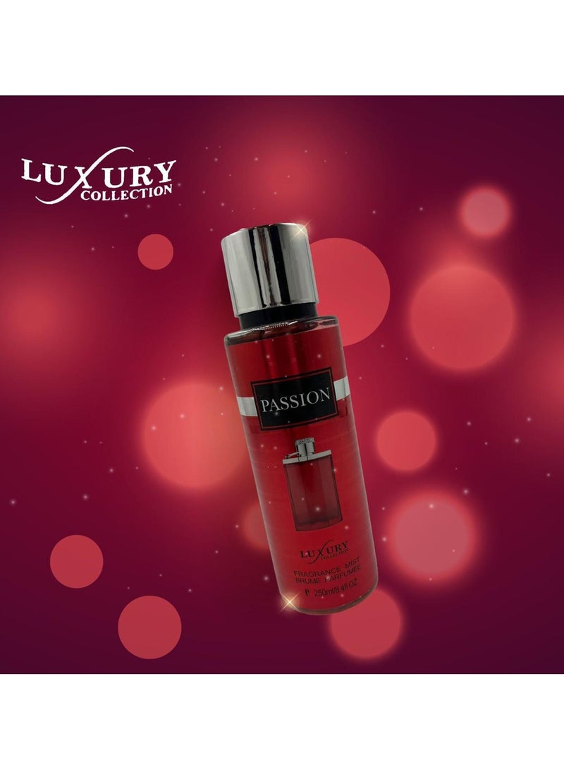 luxury PASSION Fragrance Mist Brume Perfumee - 250ml - Image 2