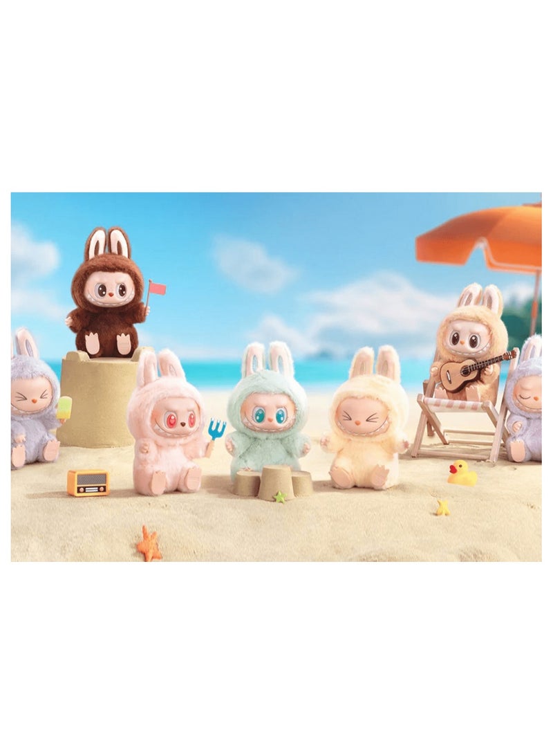 LABUBU Cute Bubble Labubu Plush Toy Trendy Blind Box, Vinyl Face Macaron Doll Pendant - Image 2