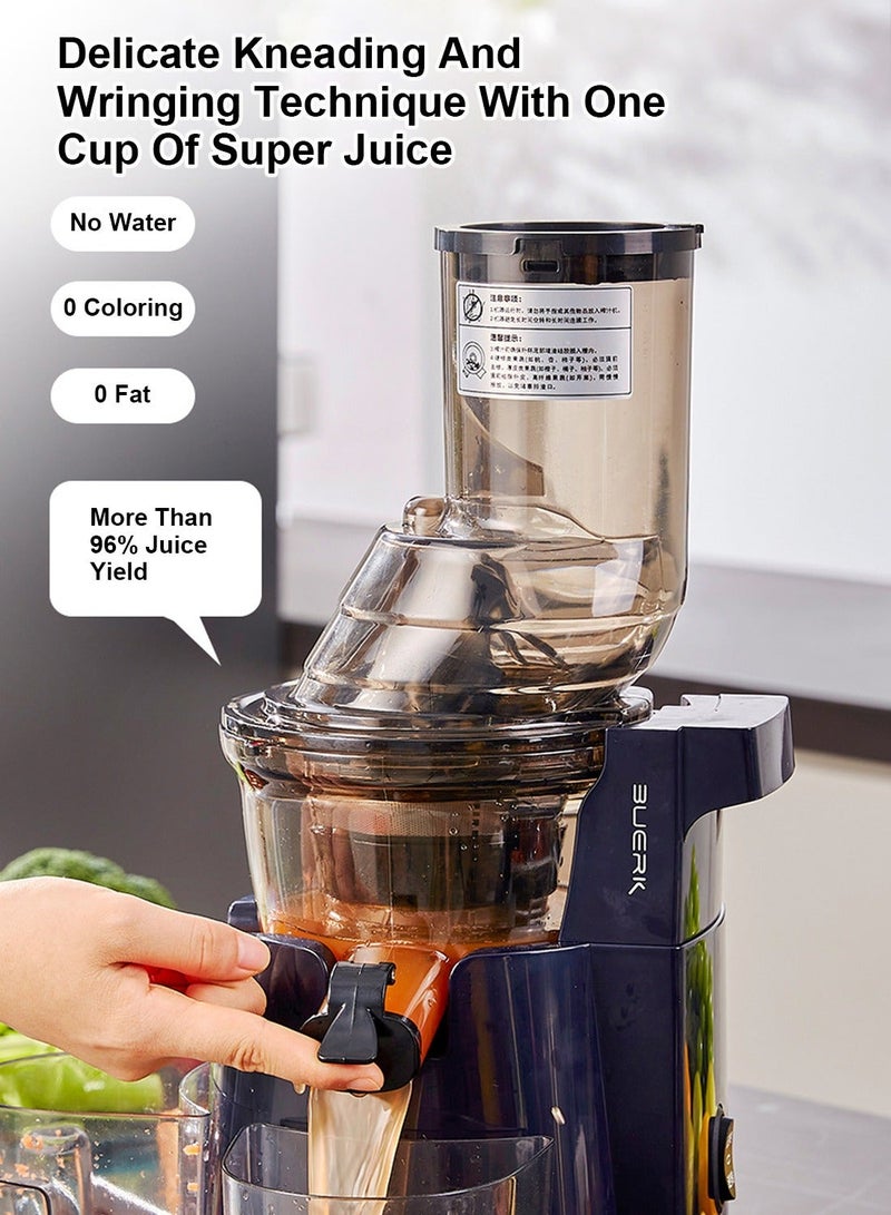 ET-LIFE Slow Masticating Juicer, Slow juicer, Fruit/Vegetable Juicer, Cold Press Juicer with High Output - Image 5