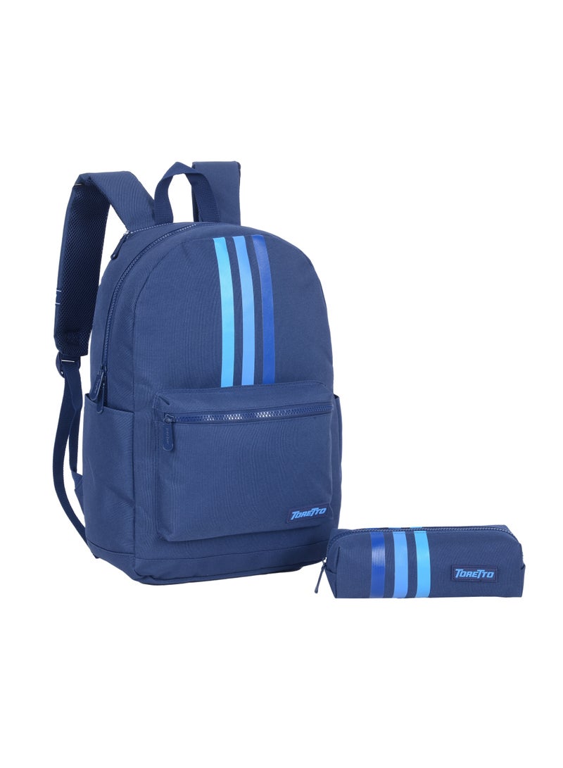 Toretto Backpack with Matching Stationery Case – Perfect for Primary & Middle School Students - Image 1