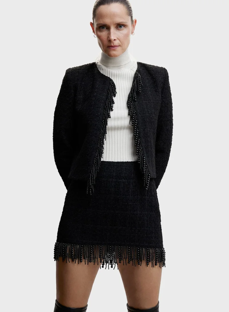 MANGO High Waist Skirt