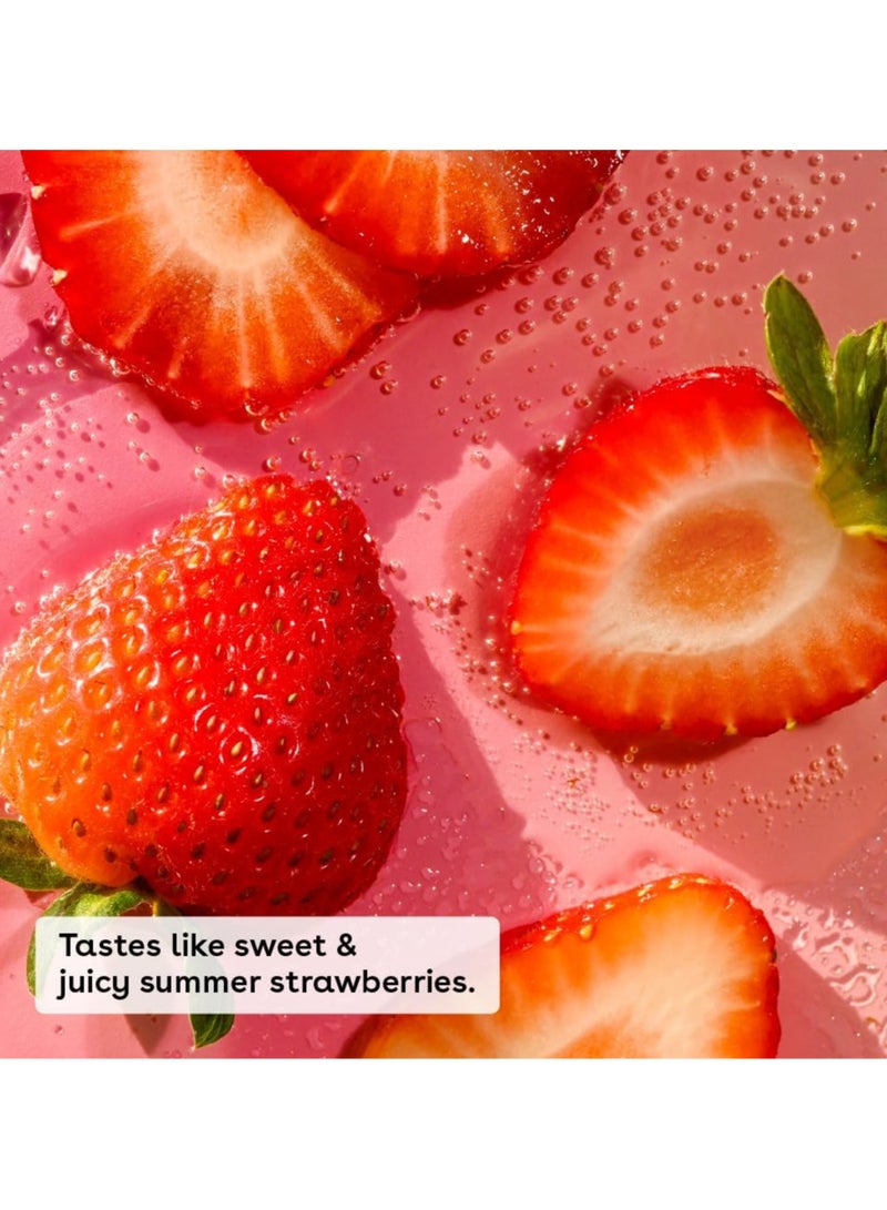 EOS 100% Natural & Organic Lip Balmb Strawberry Sorbet 0.25 oz - Image 2