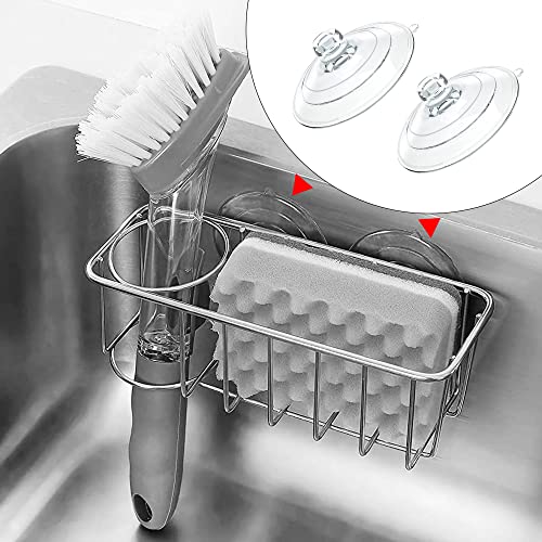 crayBG Sponge Holder Suction, Replacement Suction Cups for Sponge Holder, Kitchen Sink Caddy Suction Cup, suction cups for sink caddy - Image 5