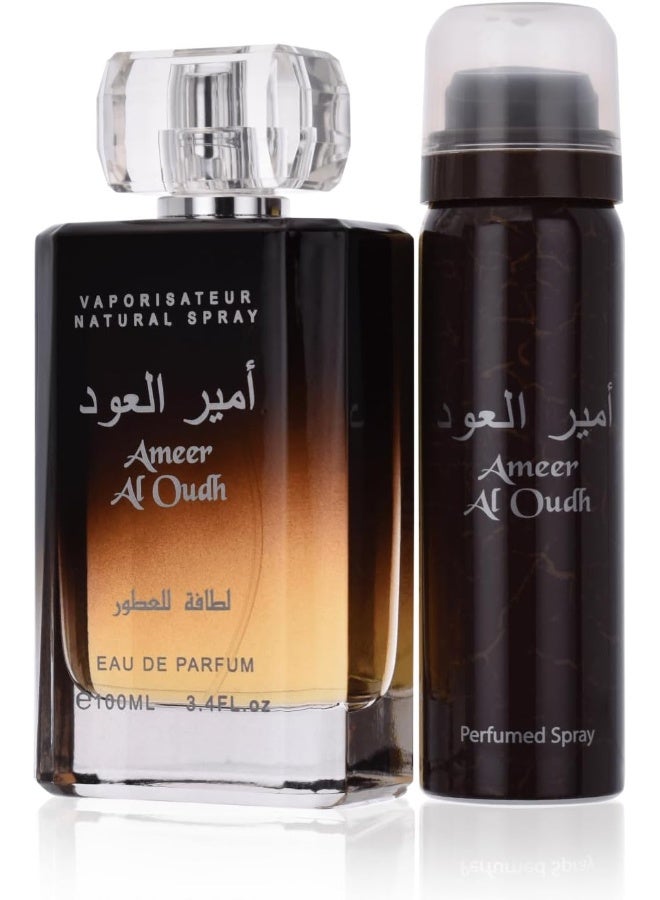 Lattafa Ameer Al Oudh Eau De Parfum Set - Image 1