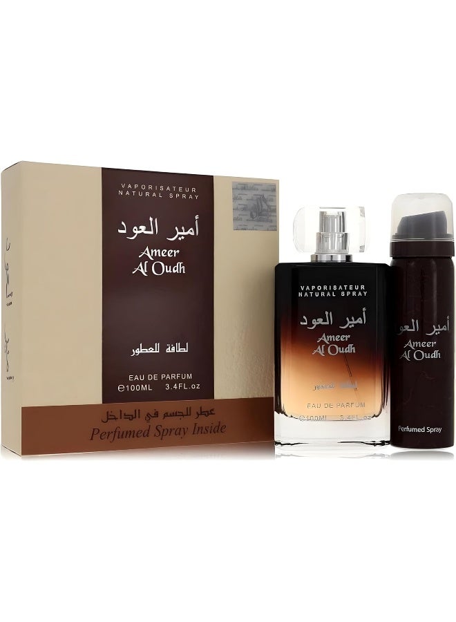 Lattafa Ameer Al Oudh Eau De Parfum Set - Image 2