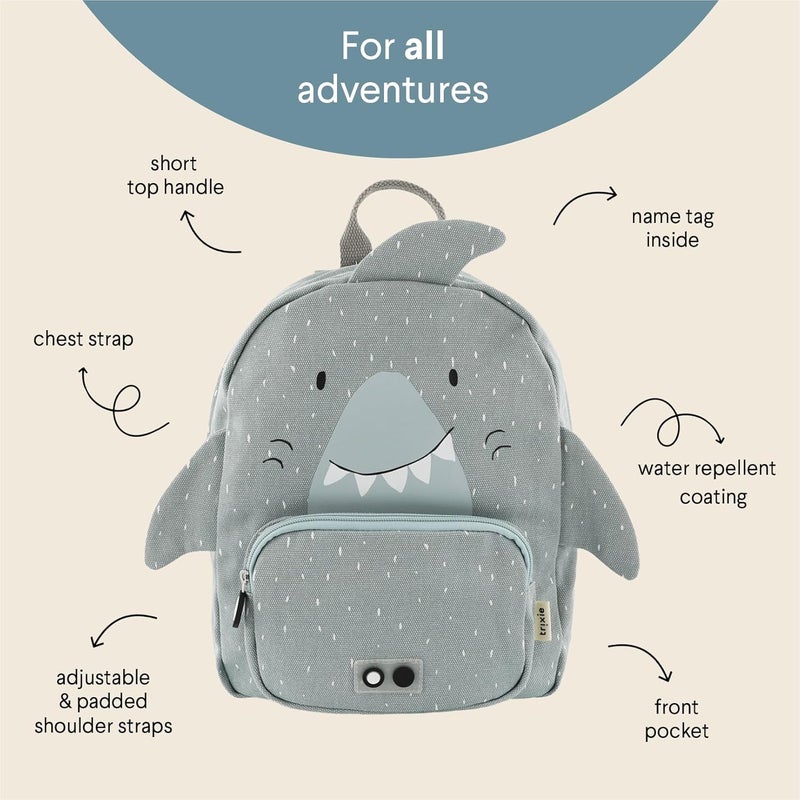 Trixie Children's Backpack - Mr. Shark Design - Image 5