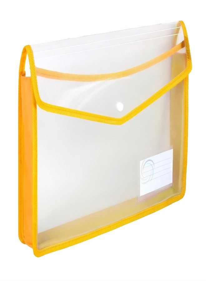 VERAT حافظة ملفات متعددة الأغراض من الجلد من فيرات لحفظ الملفات والمجلدات الاحترافية بحجم A4 والشهادات وحامل المستندات بحجم قانوني (أغلفة شفافة) - Image 2