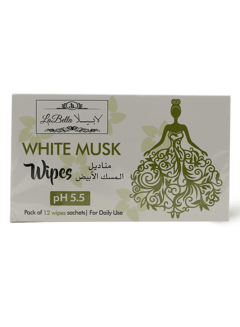 La Bella Labella Feminine Hygiene Wipes - 12 Pieces