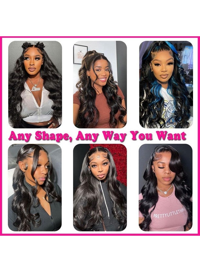 VRBest 26 Inch 5X5 Hd Lace Closure Glueless Wigs Human Hair Pre Plucked 100% Brazilian Virgin Human Hair Body Wave Lace Front Wigs Human Hair 180% Density Closure Wig With Elastic Band - Image 3