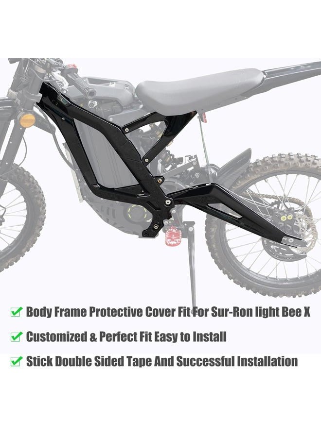 URLWALL Body Frame Protective Cover Fit For Sur-Ron Light Bee X, Body Frame Protector Guard, E-Bike Accessoires for Sur-Ron (Black) - Image 2