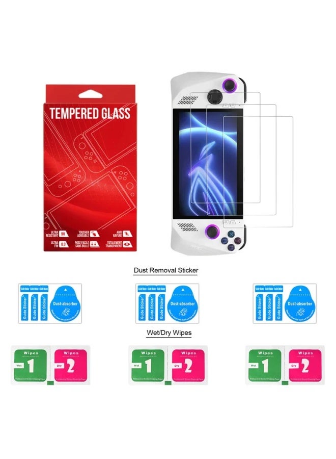 ROG Ally 7 Inch Matte Screen Protector High Definition Anti-Scratch Glass Film ROGAllly High Definition Protective Film-Color:Tempered Film Pearl Cotton Bag Packaging (including Wet And Dry Bags And Dust Removal Stickers) - Image 2
