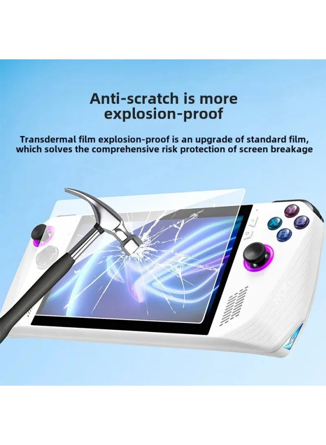 ROG Ally 7 Inch Matte Screen Protector High Definition Anti-Scratch Glass Film ROGAllly High Definition Protective Film-Color:Tempered Film Pearl Cotton Bag Packaging (including Wet And Dry Bags And Dust Removal Stickers) - Image 4