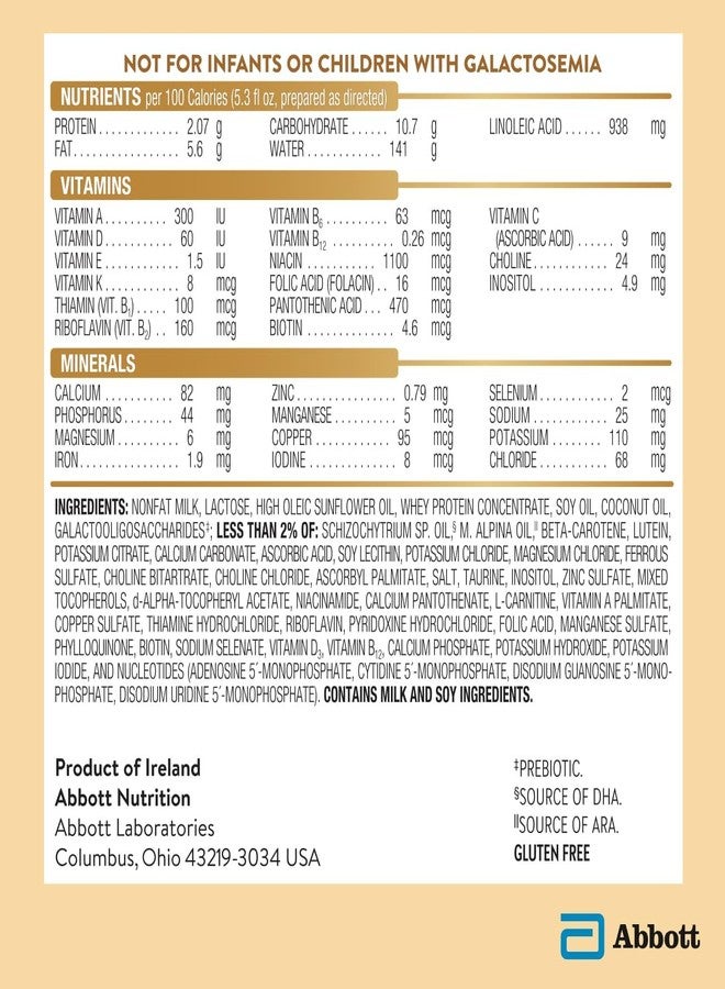 Similac بيور بليس من مزارع أيرلندا، حليب أطفال سهل الهضم، حليب للرضع، 0-12 شهر، علبة 24.7 أونصة - Image 2