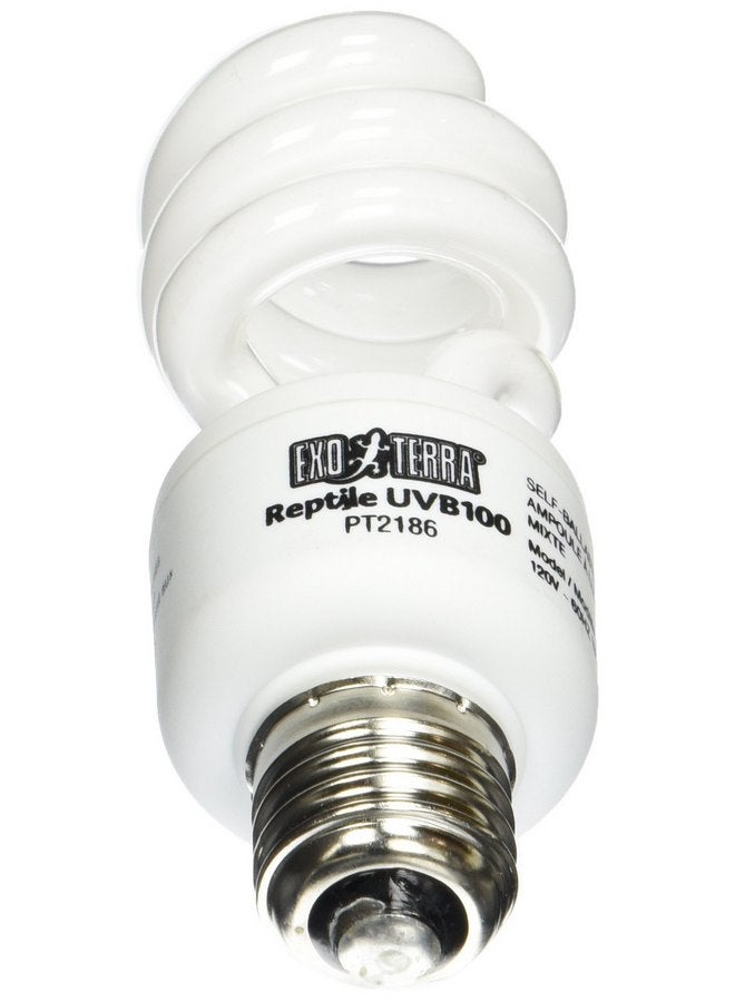 Exo Terra Repti Glo 5.0 Tropical Terrarium Lamp, Compact Fluorescent Reptile Bulb, 13 Watts, PT2186A1, whites & tans - Image 2