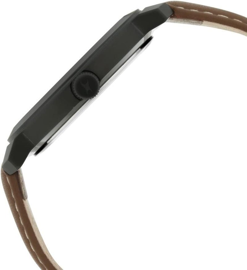 فاستراك ساعة فاستراك بير بيسكس التناظرية للرجال بمينا رمادي - 3246NL01/NP3246NL01، رمادي، حزام - Image 3