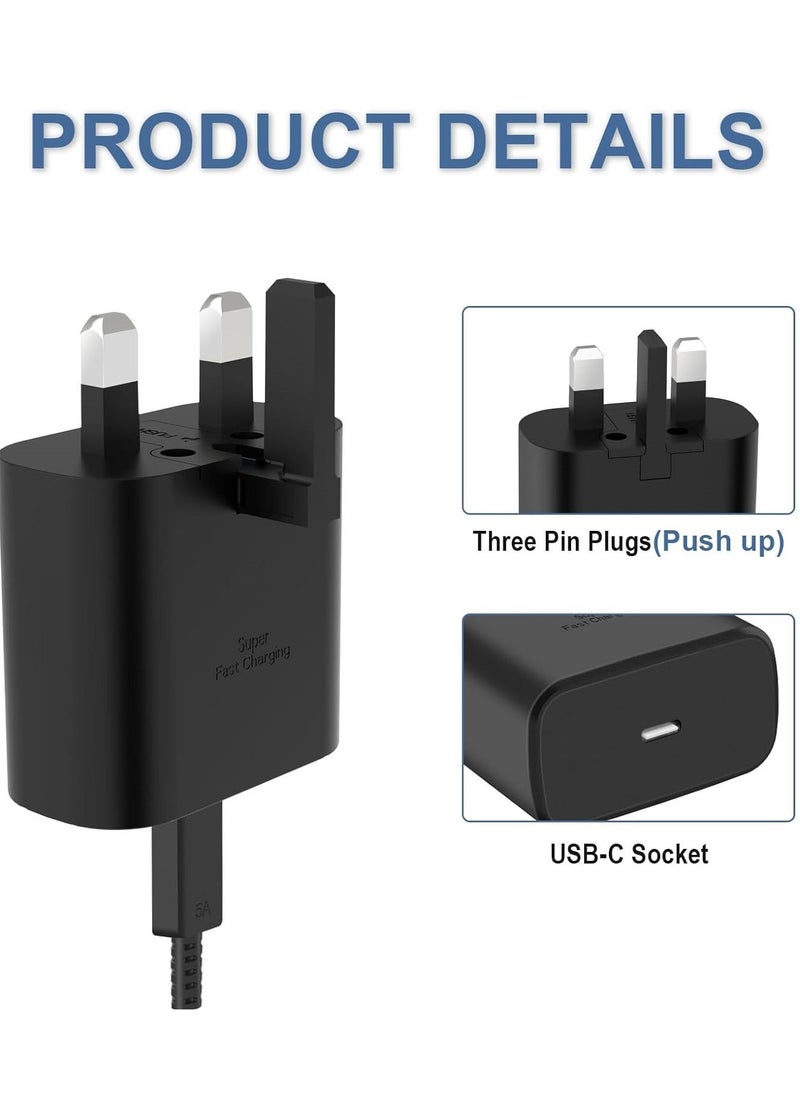 ELTRAZONE 25W Super Fast Charger for Samsung, Gcstnn PPS PD3.0 USB-C Charger for Samsung Galaxy S23 Ultra S23+ S23 S22 Ultra S21+ A53 5G A54 Z Fold - Image 3