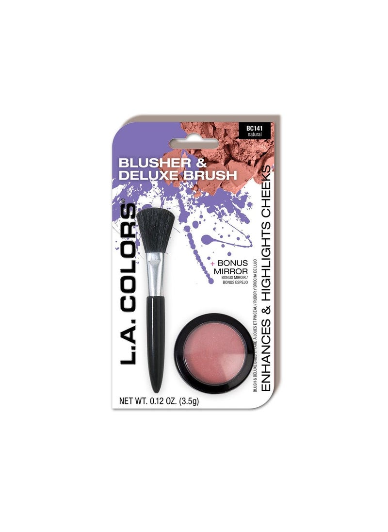 L.A. COLORS Blusher & Deluxe Brush (carded), Natural CBC141A - pzsku/Z59A92A4A9E56E068A237Z/45/_/1741001318/95c96737-452b-4502-8a9a-2e0ef85dcad5