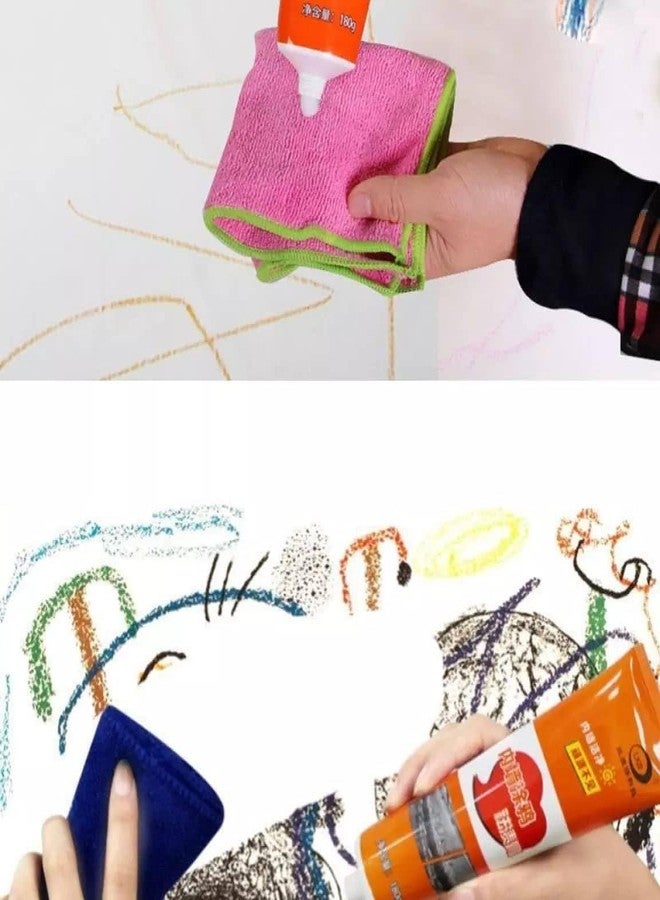 Mishrit Wall Stain Remover||Multifunctional Wall Scratch And Stain Remover cleaning Cream||Kids Drawing Removing cream||Remove Dirty Wall(Multi Color)(Pack of 1). - Image 3
