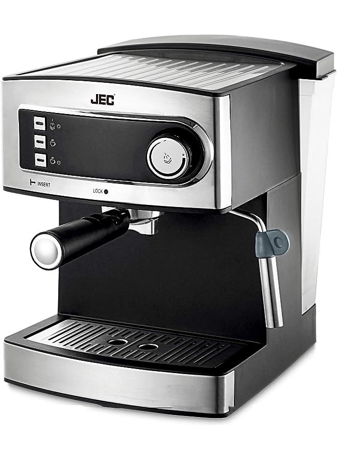 JEC Powder Combination Coffee Machine,Silver - EM-5036 - Image 1