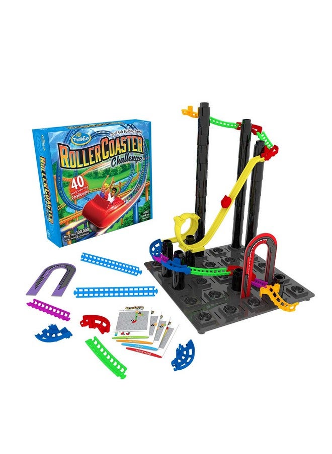 ThinkFun Roller Coaster Challenge STEM Toy and Building Game for Boys and Girls Age 6 and Up - TOTY Game of the Year Finalist - Image 1