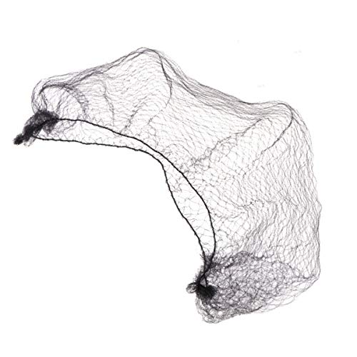 Tinksky 100pcs Hair Nets Invisible Elastic Edge Mesh Dress-up Accessories (Black) - Image 1