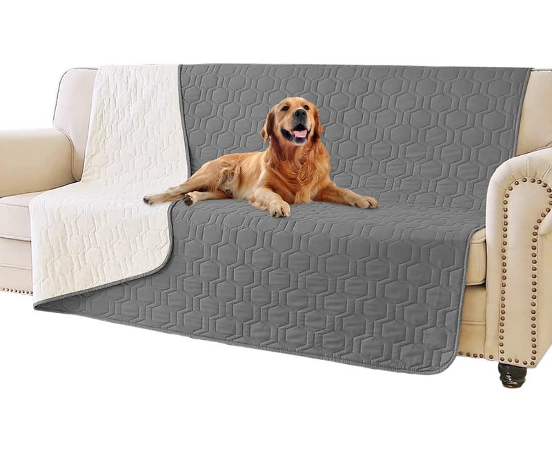 Tcksstex Waterproof and NonSlip Dog Bed Cover and Pet Blanket Sofa Pet Bed Mat car Incontinence Mattress Protectors Furniture Couch Cover for Most Cats DogsPets52x82Dark Grey