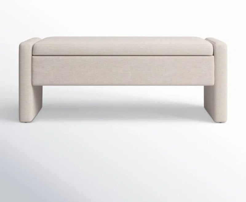 Comfynest مقعد تخزين مبطن - بني طبيعي - Image 3