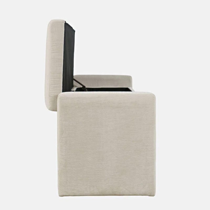 Comfynest مقعد تخزين مبطن - بني طبيعي - Image 5