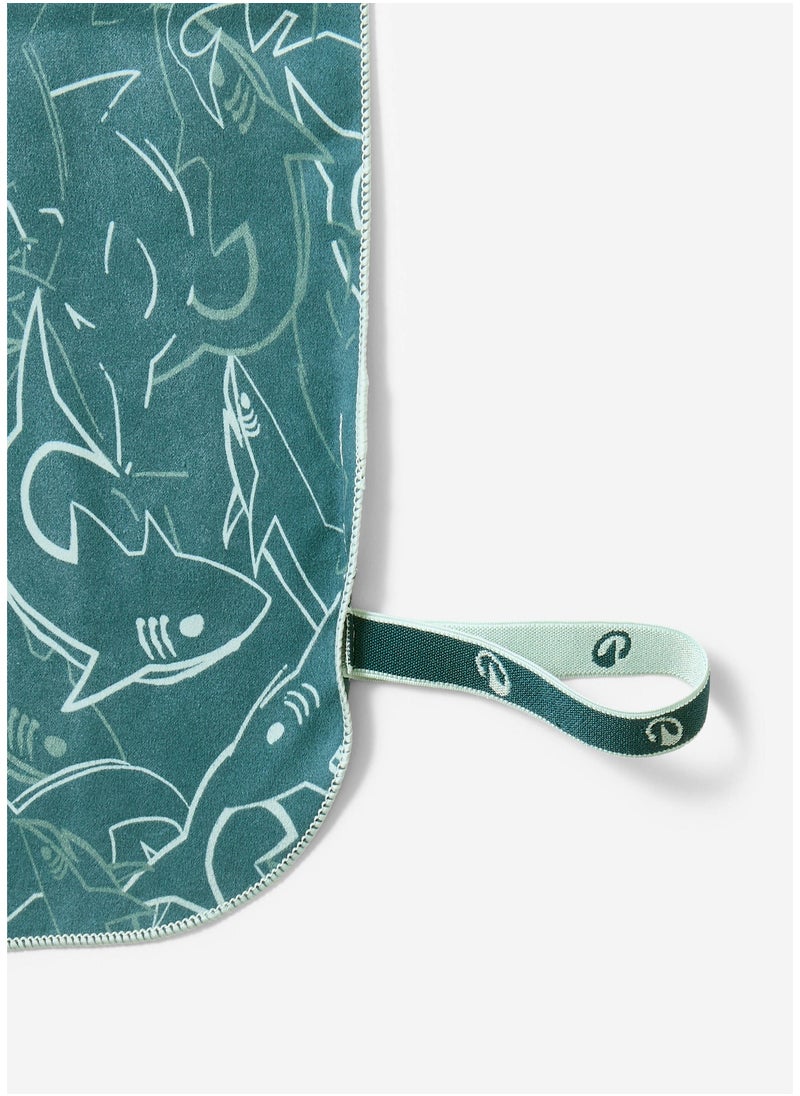 NABAIJI NABAIJI by DECATHLON, Compact Microfibre Swimming Towel Size L 80 x 130 cm - print  - Image 3