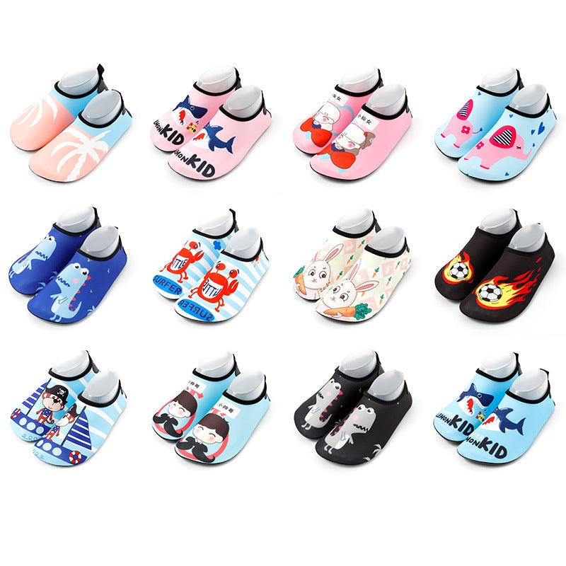 Children'S Beach Shoes New Non-Slip Soft Sole Outdoor Wading Shoes Indoor Floor Fitness Yoga Shoes And Socks - Image 5