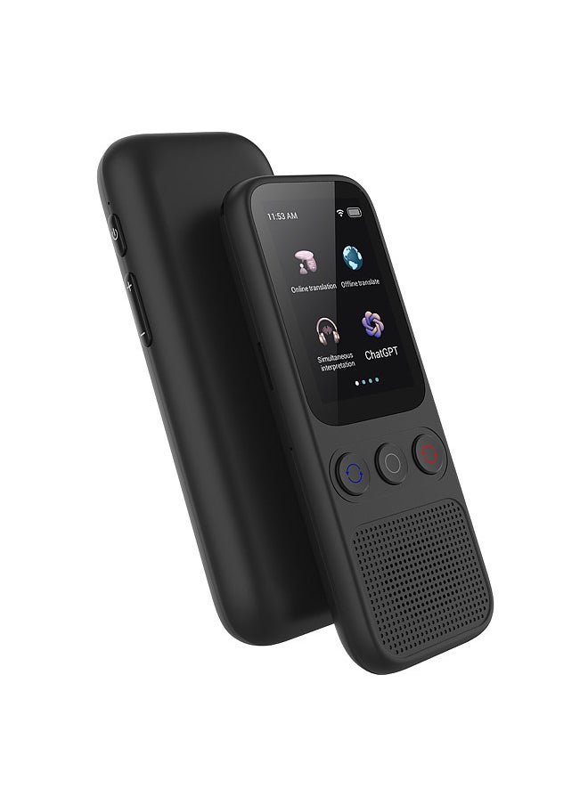 Generic - Portable Language Translator Device with 138 Languages Voice Translating 17 Offline Translation Simultaneous Interpretation - Image 1
