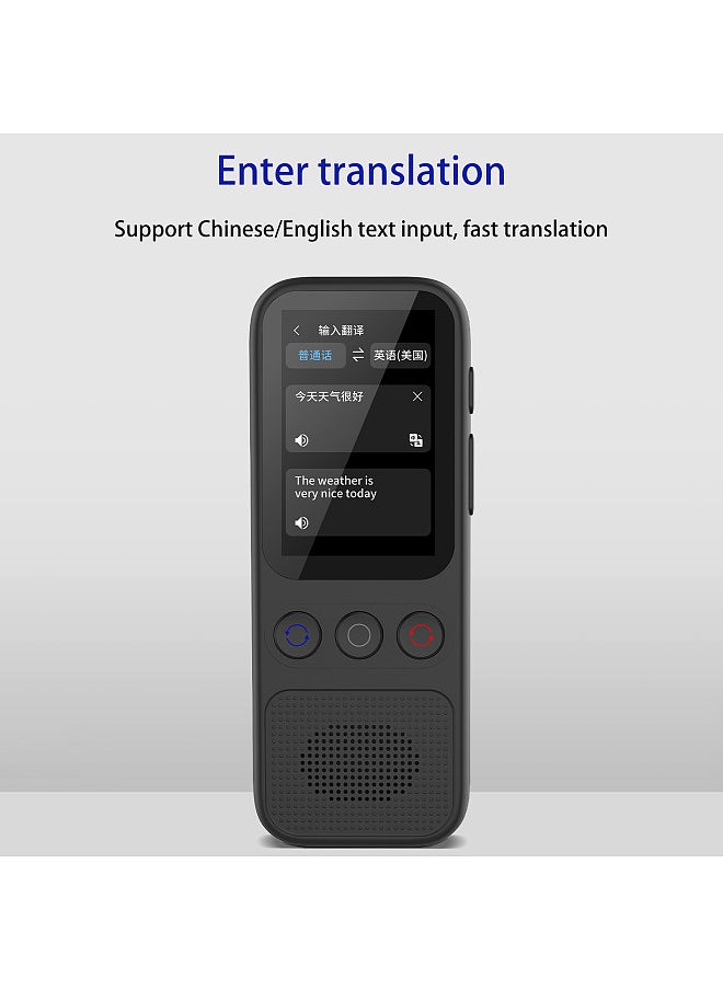Generic - Portable Language Translator Device with 138 Languages Voice Translating 17 Offline Translation Simultaneous Interpretation - Image 1