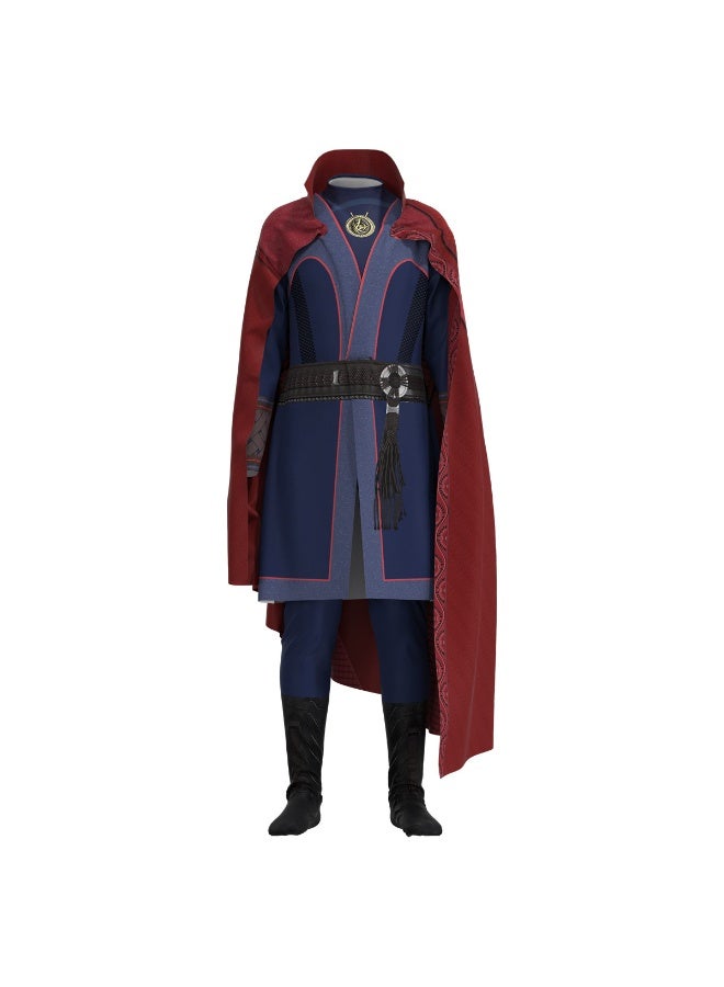 NIBEMINENT Superheld Dokter Vreemde Cosplay Kostuum Anime De Wrekers Rode Mantel Gewaad Verkleden Halloween Carnavalsfeest Voor Kinderen - Image 1