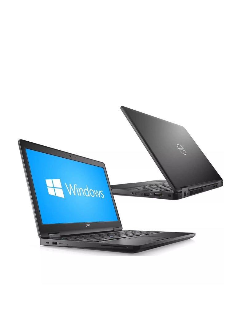 DELL RENEWED - LAPTOP DELL LATITUDE 5590 - CPU INTEL CORE I5-8250U - RAM 8 GB DDR4 - HARD 256 GB SSD - VGA INTEL HD GRAPHICS - DISPLAY 15.6'' INCH LED FULL HD SCREEN - BLACK English/Arabic BLACK - Image 4