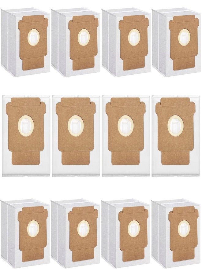 MalhSlix 12 Pack Q0520 Dust Bags for iRobot Roomba Essential Q0520 Robot Vacuum Cleaner, 2.9 L Large Capacity Replacement Vacuum Bags, Disposable Auto-Empty Dust Bin Bags,12 Pack Vacuum Bags - Image 1