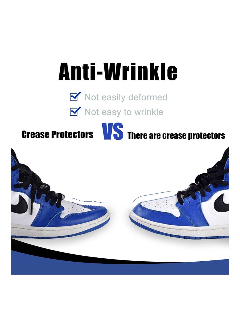 KASTWAVE - Crease Protectors for Air Force Shoes, Sneakers Guards Anti, Wrinkle Shoes Protector Inserts Black and White (2 pairs) - Image 1